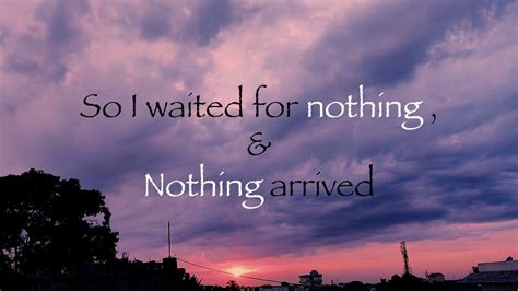 villagers nothing arrived lyrics